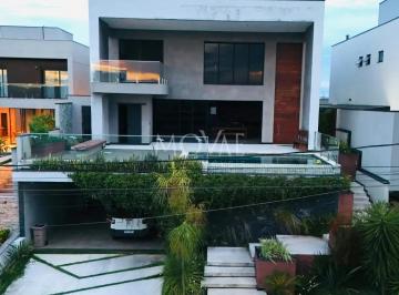 Casa · 450m² · 4 Quartos · 2 Vagas · Casa com 4 dormitórios 379m2  com Borda Infinita e Vista Panorâmica condomínio Jaguary