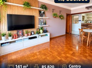 Apartamento · 141m² · 3 Quartos · 1 Vaga · Apartamento para venda em Centro de 141.00m² com 3 Quartos, 2 Suites e 1 Garagem