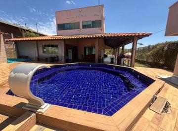 Casa de 3 quartos, Corumbá de Goiás · VENDO CASA NO CONDOMÍNIO POR DO SOL COM TERRENO DE 2.0000m2 - PISCINA - CHURRASQUEIRA- QUADRA DE ESP