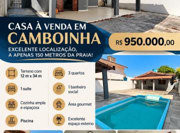 Casa , Cabedelo · CASA À VENDA EM CAMBOINHA – R$ 950 MIL