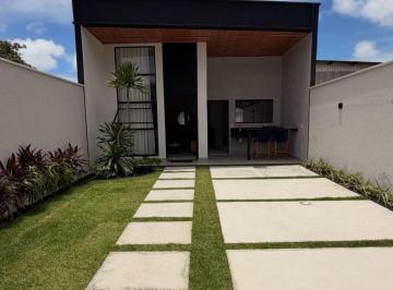 Casa de 3 quartos, Eusébio · Casa Plana no Eusébio, 135m2, 3 Suítes + Lavabo, Acabamento Alto Padrão, Excelente Localização.