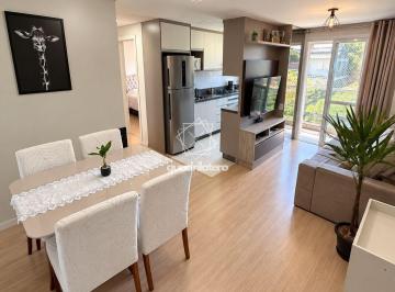 Apartamento · 66m² · 2 Quartos · 1 Vaga · Apartamento Mobiliado com 2 Dormitórios, Sacada com Churrasqueira e Garagem