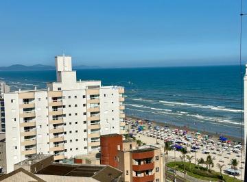 Apartamento · 92m² · 2 Quartos · 1 Vaga · Caiçara - Apto Vista Mar2 dorms c/ Sac. Gourmet e piscina - 620 mil
