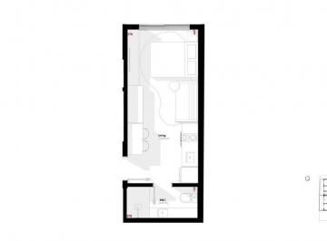 Comercial · 2449m² · 1 Quarto · Studio em Centro, Florianópolis/SC de 2449m² 1 quartos à venda por R$ 335.303,72