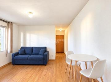 Apartamento · 38m² · 1 Quarto · 1 Vaga · Apartamento térreo de 1 dormitório, reformado, sol da manhã com vista.