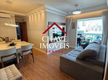 Apartamento · 74m² · 2 Quartos · 2 Vagas · Apartamento à Venda, 2 Dormitórios (1 Suíte), 74m² - Lazer Completo – Gonzaga, Santos/SP