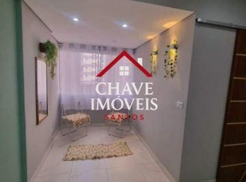 Comercial · 34m² · 1 Quarto · 1 Vaga · Sala Living à venda com 34 m², reformado no Bairro da Ponta da Praia em Santos/SP