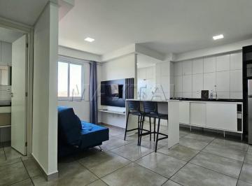 Apartamento · 36m² · 1 Quarto · 1 Vaga · Apartamento para locação mobiliado 36m², 1 Dormitório, 1 Banheiro e 1 Vaga .