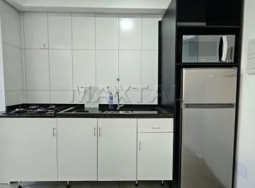 Apartamento · 36m² · 1 Quarto · 1 Vaga · Apartamento para locação mobiliado 36m², 1 Dormitório, 1 Banheiro e 1 Vaga .