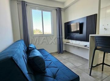 Apartamento · 36m² · 1 Quarto · 1 Vaga · Apartamento para locação mobiliado 36m², 1 Dormitório, 1 Banheiro e 1 Vaga .