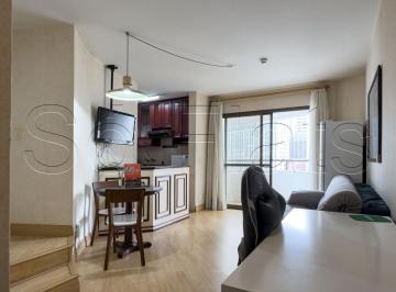 Apartamento · 48m² · 1 Quarto · 1 Vaga · Flat nos Jardins, a poucos metros da Paulista, Museu do Masp e Metrô da linha verde.