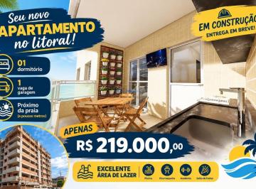 Apartamento · 47m² · 1 Quarto · 1 Vaga · Venha morar pertinho do mar