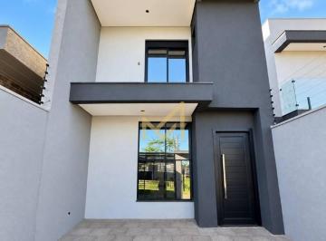 6849686e4eea6fd457d7d28391091723f4f84e48 · Sobrado com 3 dormitórios à venda, 122 m² por R$ 750.000,00 - Pioneiros Catarinenses - Cascavel/PR