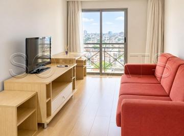 Apartamento · 37m² · 1 Quarto · 1 Vaga · Flat em Santa Paula, São Caetano do Sul/SP de 37m² 1 quartos para locação R$ 2.506,00/mes