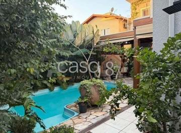 Casa · 4 Quartos · 4 Vagas · Residencial Campos do Conde I - Sobrado moderno com 4 suítes, escritório, piscina e projeto paisagís