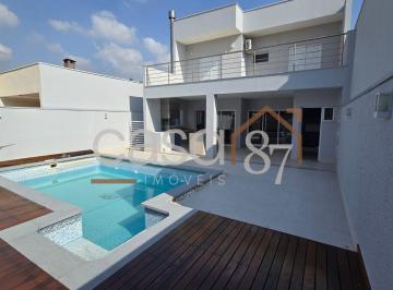 Casa · 233m² · 3 Quartos · 4 Vagas · Residencial Campos do Conde I - Casa á venda com 3 quartos, suíte piscina, escritório