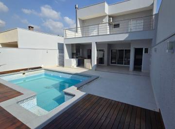 Casa · 233m² · 3 Quartos · 4 Vagas · Residencial Campos do Conde I - Casa á venda com 3 quartos, suíte piscina, escritório