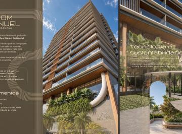 Apartamento · 135m² · 3 Quartos · 2 Vagas · Apartamento em Ponta D'Areia com 3 Suítes e Vista Livre - Venda