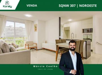 Apartamento de 2 quartos, Brasília · SQNW 307 - Excelente apartamento duplex, 2 quartos sendo 2 suítes - Noroeste