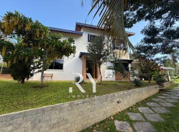 Casa de 4 quartos, Jambeiro · Sobrado - Residencial Santa Bárbara - Jambeiro - 3 Suítes - Sala de TV - Lareira - Piscina - 356m²