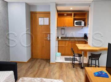 Apartamento · 47m² · 1 Quarto · 1 Vaga · Flat no Blue Tree Santo André contendo 47m², 1 dormitório e 1 vaga, disponível locação no Centro.