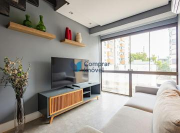 Apartamento · 93m² · 2 Quartos · 1 Vaga · Cobertura Duplex, semi-mobiliada com vaga no Bairro Higianópolis