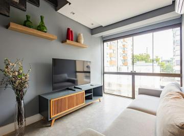 Apartamento · 93m² · 2 Quartos · 1 Vaga · Cobertura Duplex, semi-mobiliada com vaga no Bairro Higianópolis