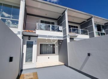 Casa · 80m² · 2 Quartos · 2 Vagas · Sobrado com 2 Quartos, 2 Banheiros e 2 Vagas no Bosque São José – Forquilhas