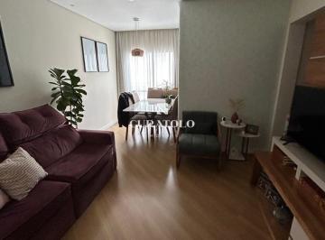 Apartamento · 74m² · 3 Quartos · 1 Vaga · Condomínio Edifício Delphus - Apartamento à venda com 74m², 3 quartos, Jardim do Mar, São Bernardo d