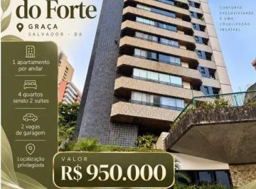 Apartamento à venda no CONDOMÍNIO EDIFÍCIO PRAIA DO FORTE, GRAÇA, Salvador, BA · Apartamento à venda no CONDOMÍNIO EDIFÍCIO PRAIA DO FORTE, GRAÇA, Salvador, BA