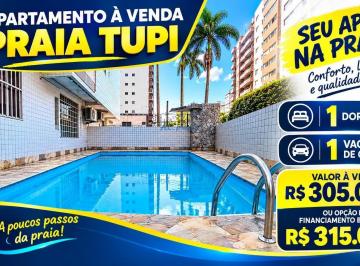 Apartamento · 58m² · 1 Quarto · 1 Vaga · Apartamento a venda na Vila Tupi - Praia Grande