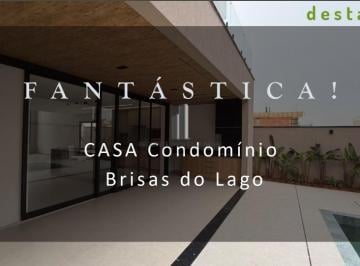 Casa · 257m² · 4 Quartos · 4 Vagas · CASA PARA VENDA NO CONDOMÍNIO BRISAS DO LAGO JUNDIAI