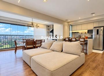 Apartamento · 87m² · 2 Quartos · 2 Vagas · Apartamento alto padrão Semi-mobiliado 87m² para locação no Condominio Grand Duo Guanabara em Campin