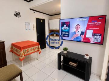 Apartamento · 40m² · 1 Quarto · 1 Vaga · Apartamento com 1 Dormitório, a 100m da Praia do Gonzaga em Santos.
