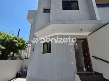 Casa · 95m² · 2 Quartos · 3 Vagas · Sobrado à venda de 95 m² com 2 suítes - Parque Erasmo Assunção - Santo André