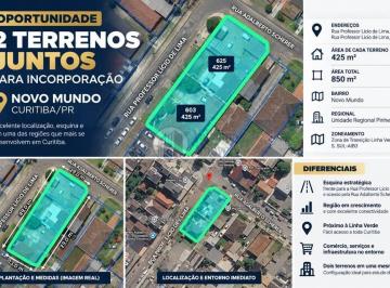 f2c1dcd9f9308afd97af07b4a3150e17f454bb16 · Terrenos à venda no Novo Mundo – Curitiba | 850 m²