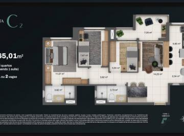 Bothanic Residence - Apartamento com 3 quartos à venda, 65 m² por R$ 780.000 - Engenheiro Luciano Cavalcante - Fortaleza/CE · Bothanic Residence - Apartamento com 3 quartos à venda, 65 m² por R$ 780.000 - Engenheiro Luciano Ca