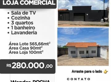 Comercial de 3 quartos, Luziânia · Casa e loja comercial, Alto das Caraíbas - Luziânia