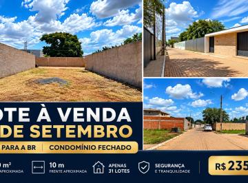 Terreno , Vicente Pires · Lote à Venda no 26 de Setembro, 400m², Frente para BR, Condomínio Fechado, Alto Padrão, 31 Lotes