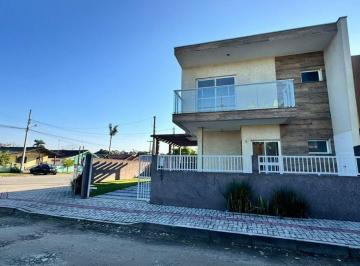 Casa · 93m² · 3 Quartos · 2 Vagas · Sobrado com 3 dormitórios à venda, 93 m² por R$ 649.000,00 - Cambiju - Itapoá/SC