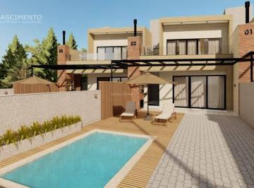 Casa · 157m² · 3 Quartos · 3 Vagas · Sobrado com 3 dormitórios à venda, 157 m² por R$ 825.000,00 - Mariluz - Itapoá/SC