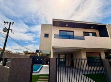Casa · 121m² · 3 Quartos · 2 Vagas · Sobrado com 3 dormitórios à venda, 121 m² por R$ 869.000,00 - Cambiju - Itapoá/SC