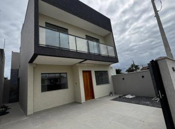 Casa · 114m² · 4 Quartos · 2 Vagas · Sobrado com 4 dormitórios à venda, 114 m² por R$ 689.000,00 - Itapema do Norte Gleba II - Itapoá/SC