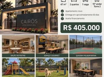Apartamento · 47m² · 2 Quartos · 1 Vaga · Bairro ALTO Residencial CAÍROS