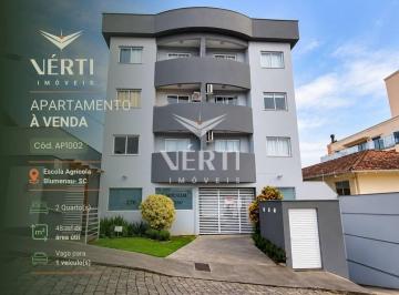 b54a2e6f92f84786b544c4a3ab76e379c3b0bab0 · Apartamento com 2 dormitórios à venda, 48 m² por R$ 350.000,00 - Escola Agrícola - Blumenau/SC