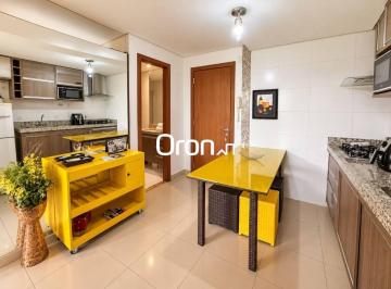 ef903dd4ccbe7e2e9ada0fb67882b2574181d366 · Flat mobiliado com 1 dormitório à venda, 35 m² por R$ 499.000 - Setor Bueno - Goiânia/GO