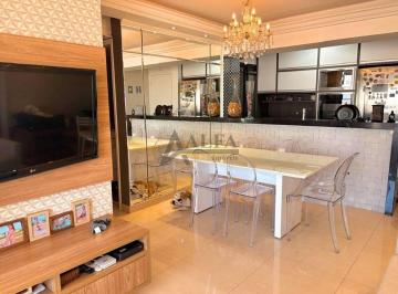 Sala de Estar e Jantar · ** Edifício Attualitá - IMPERDÍVEL - PORTEIRA FECHADA - Maravilhoso apartamento em andar alto c/ vis