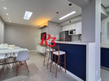 84d998980d08dc84764c61e51b81e8435381a3f1 · Apartamento com 1 dormitório para alugar, 47 m² por R$ 5.000,02/mês - Boqueirão - Santos/SP