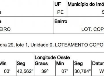 Photo_0 · 
                Oferta imperdível — Terreno no Lot Copo de Cristal, Salgueiro - PE, Nº 00, 448m² | 