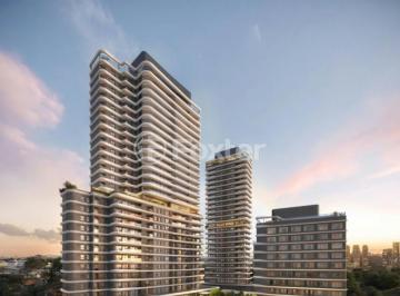 fachada-moderna-com-varandas-e-vegetacao · Apartamento, 3 dormitórios, 119.27 m², em Butantã